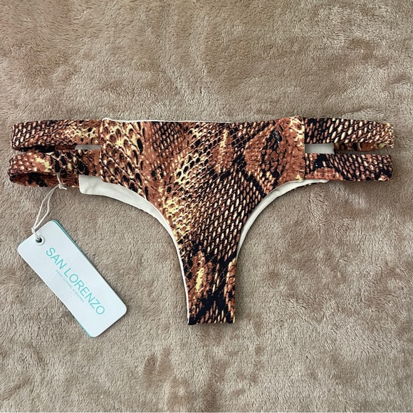 San Lorenzo Small Snake Print Bikini Set - Picture 7 of 12